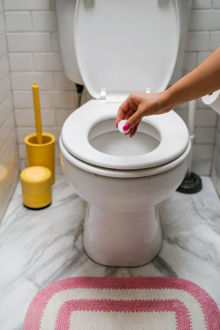 Streak-free bathroom tiles